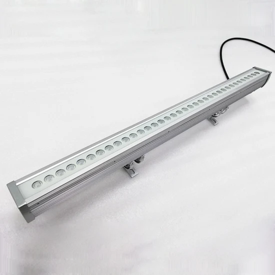 알루미늄 DMX512를 가진 18W 24W 36W LED 지구 벽 세탁기 빛 RGBW DC24V