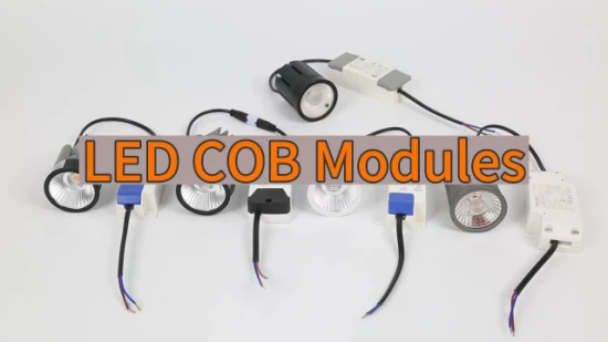 SD007gy GU10 MR16 COB 모듈 LED 스포트라이트 반사경 디밍이 가능한 매입형 통