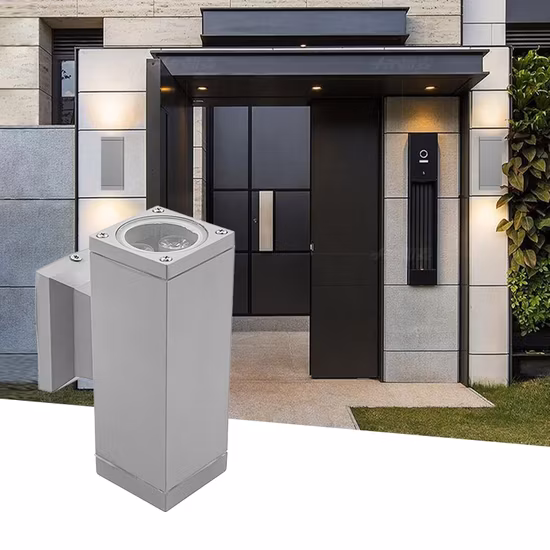 알루미늄 IP65 업 다운 브래킷 보루 야외 벽 램프 LED 벽 조명